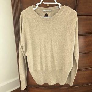Vince Cashmere Split Back Sweater